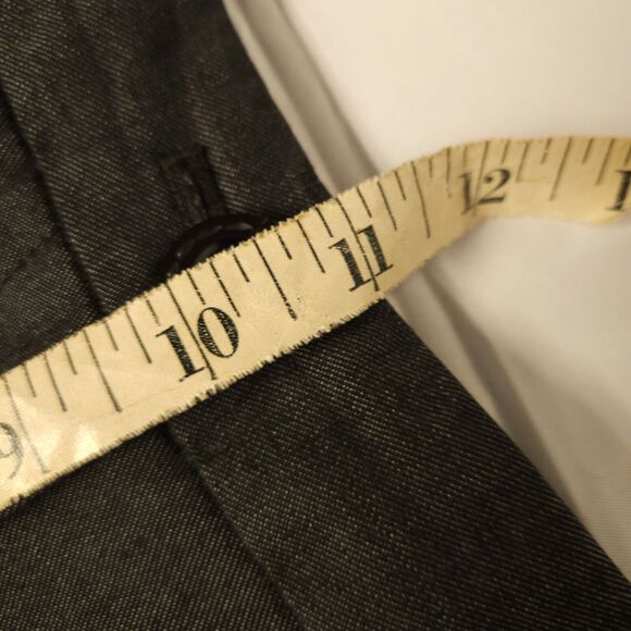 J. Jill WOmens 14 Petite 36x29.5 Gray Stretch Office High Rise Work Dress Pants - Picture 6 of 7